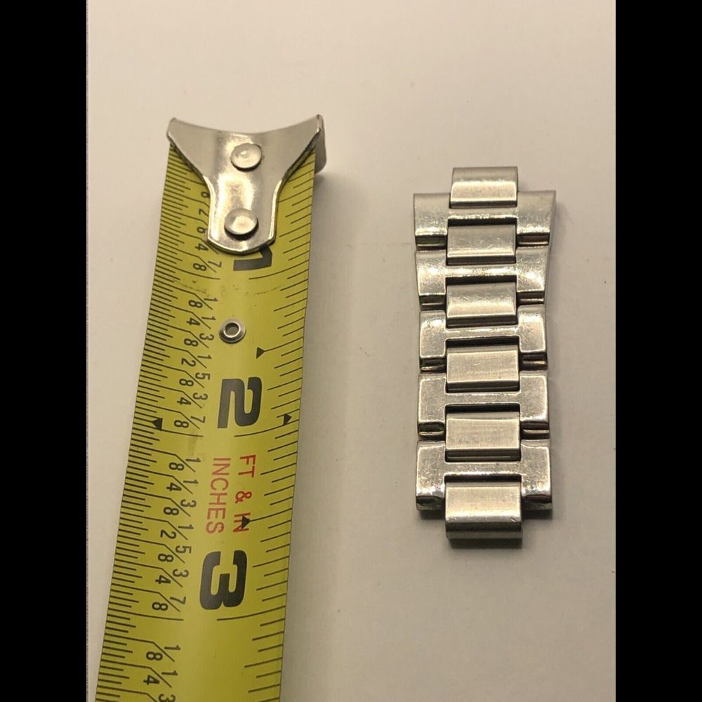 Michael Kors Watch Parts Partial Band Links No Clasp Silver Tone 18mm FK39